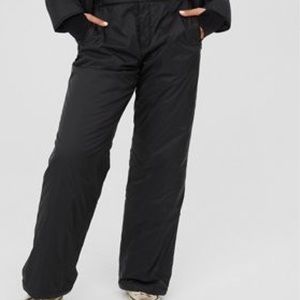 ✨ NWOT Aerie OFFLINE Chillside Snow Puffer Black Ski Pant, Size XL